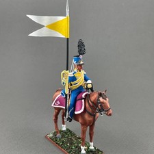 Painted Napoleonic tin miniature 60 mm 1/30, Naples Lancer of Murat VID SOLDIERS