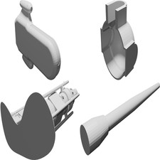 Reptile Terrarium Desert Decoration Set with Water Bowl Hut