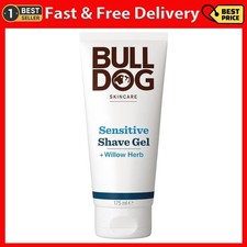 Bulldog Sensitive Shave Smooth Gel Willow Herb 175ML Fast and Free Shipping UK