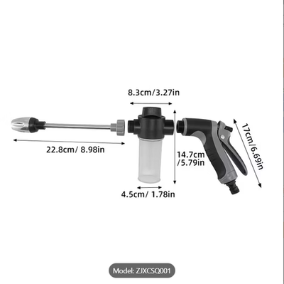 #ad Heavy Duty Pressure Washer Gun 10 Function Nozzle with Thickened Metal Body And $15.99