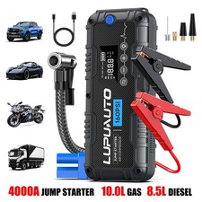 4000a Portable Car Jump Starter Air Compressor 160psi Booster Jumper Power Bank 4000a Portable Car Jump Starter Air Compressor 160psi Booster Jumper Power Bank