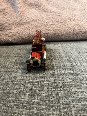 Miniature Matchbox 1/43 - Mercedes-Benz Fire Engine 1912, Premier Secours, Rouge