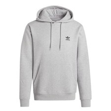 adidas Originals Men's Adicolor Essentials Trefoil Hoodie Size L Grey Heather