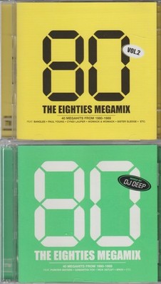 DJ Deeps - The 80 Megamix Vol.1-3 - 6 CD's - Aus Sammlerhand