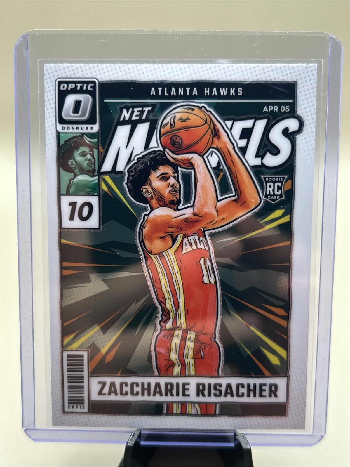 ZACCHARIE RISACHER RC 🔥 2024-25 Donruss Optic Rookie Net Marvels K302