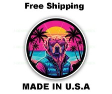 Golden Retriever Cool Dog Vinyl Playful Decal Sticker Cute Pet Puppy B