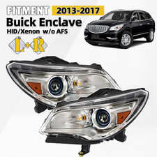 HID/Xenon Headlight For 2013-2017 Buick Enclave w/o AFS with Ballast L+R Pair