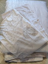 QVC JM by Julien Macdonald Glitter Burst Bedspread 2 Pillowcases Pink RRP £90