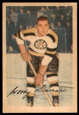 1953-54 Parkhurst EX Woody Dumart #96