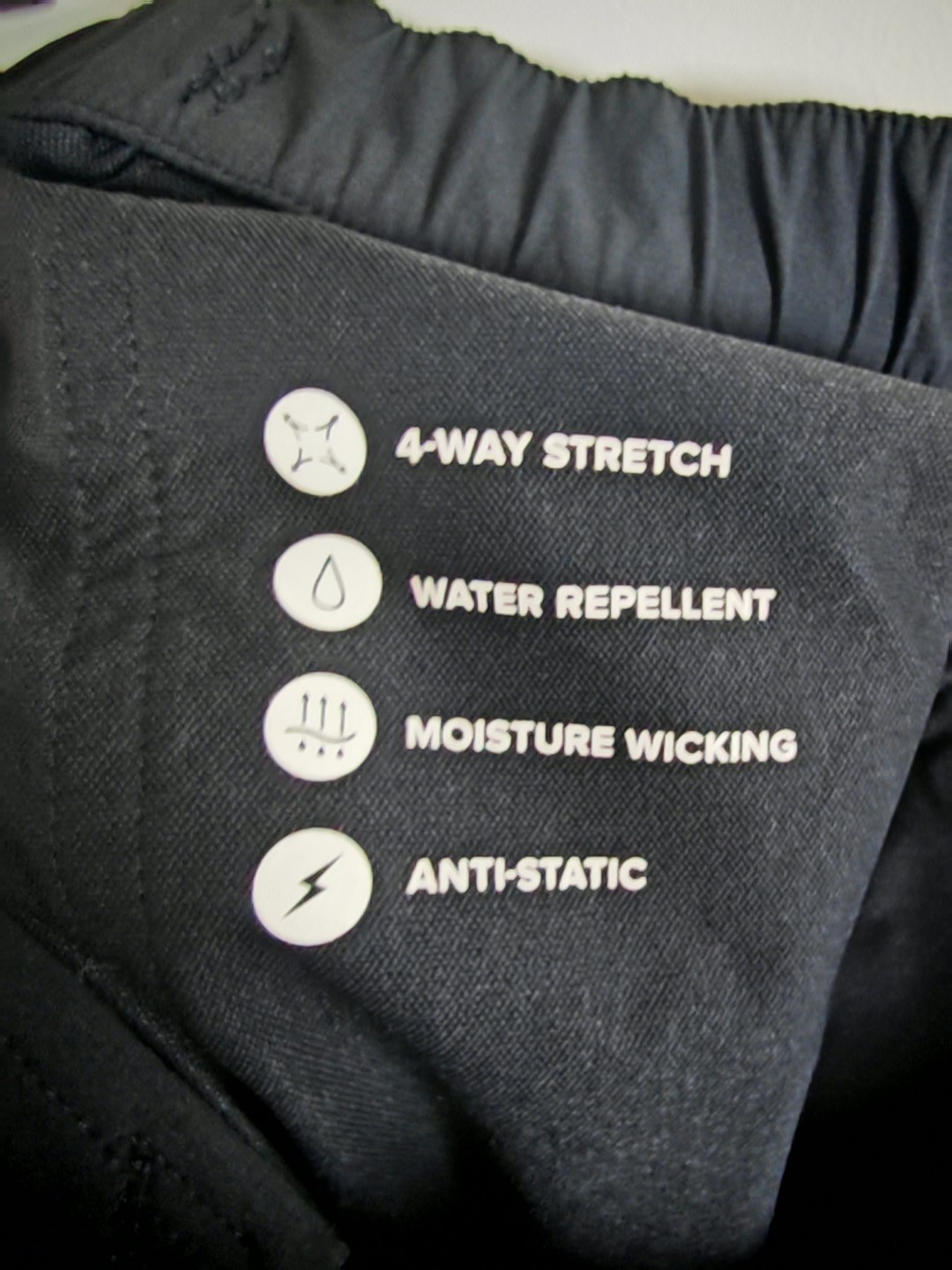 Belstaff Men's Technical Performance Trousers Black Size Large Stretch L29 image 5