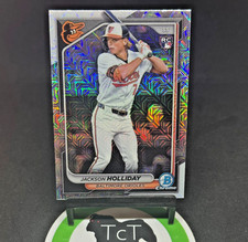 2024 Bowman Mega Box MLB Mojo Refractor 26 Jackson Holliday RC Baltimore Orioles