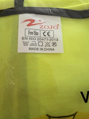 Set di 5 giubbotti di sicurezza ad alta visibilità ZOJO. Taglia unica. (3/1) - Foto 4 di 4