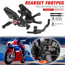 For Honda CBR1000RR-R Fireblade SP 2021-2024 Adjustable Footpegs Rearsets Rear