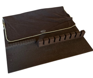 vtg Pacific Silvercloth flatware Holder incert for drawer 19.75" x 13"