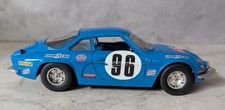 Burago Renault Alpine Blue #96 Rally di Montecarlo scala 1/24