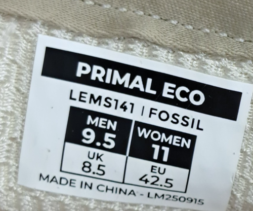 LEMS Primal Eco Fossil AMPUTEE RIGHT SHOE ONLY Size 11 Women 9.5 Men NEW in BOX - Afbeelding 8 van 11
