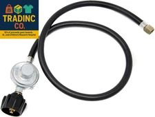 Propane Regulator 3 Feet Universal QCC1 Grill Replacement with 36 Inches Hose fo