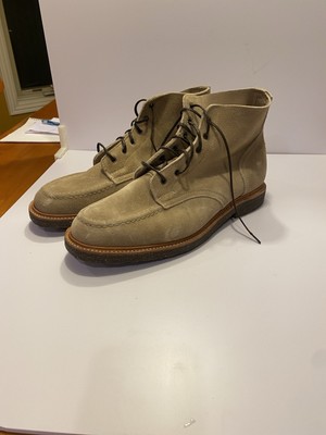 Todd Snyder X Sanders Apron Boots  Suede Sz 13.  NWOB