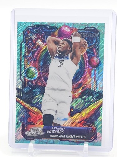 ANTHONY EDWARDS 2025-26 TOPPS CHROME COSMIC AQUA EQUINOX /199 PROPULSION Q4856