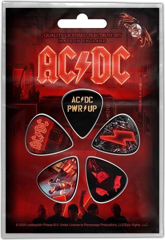 Audio & Hi-Fi Ac/Dc: Pwr-Up Plectrum Pack (Set Plettri)