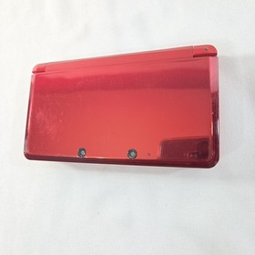Nintendo 3DS Handheld System - Flame Red With Charger + 2GB SD CARD CTR-001