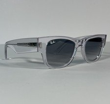 RAY BAN RB0840-S 6765/32 MEGA- WAYFARER SUNGLASSES / TRANSPARENT / GRAY LENS