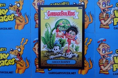 GARBAGE PAIL KIDS GPK x GREEN DAY BLACK NUMBERED CARD 36a GREEN DAISY 94/199