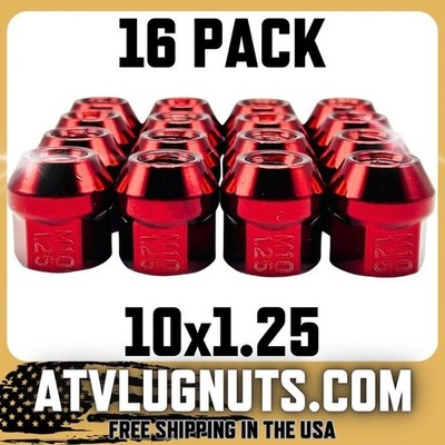 16 Acorn Lug Nuts 1990 1998 Suzuki LT160E QUAD RUNNER LT 160E ATV Wheel Rim Nut