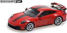 2025 Porsche 911 (992.2) GT3 Red w/ Weissach Package in 1:64 scale by Minichamps