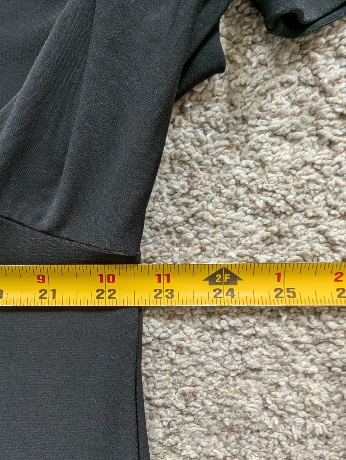 Simpli tunic top black basic round neck slinky st… - image 10