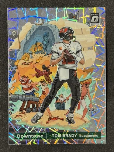2021 Donruss Optic #DT-23 Tom Brady Downtown! Case Hit SSP Buccaneers