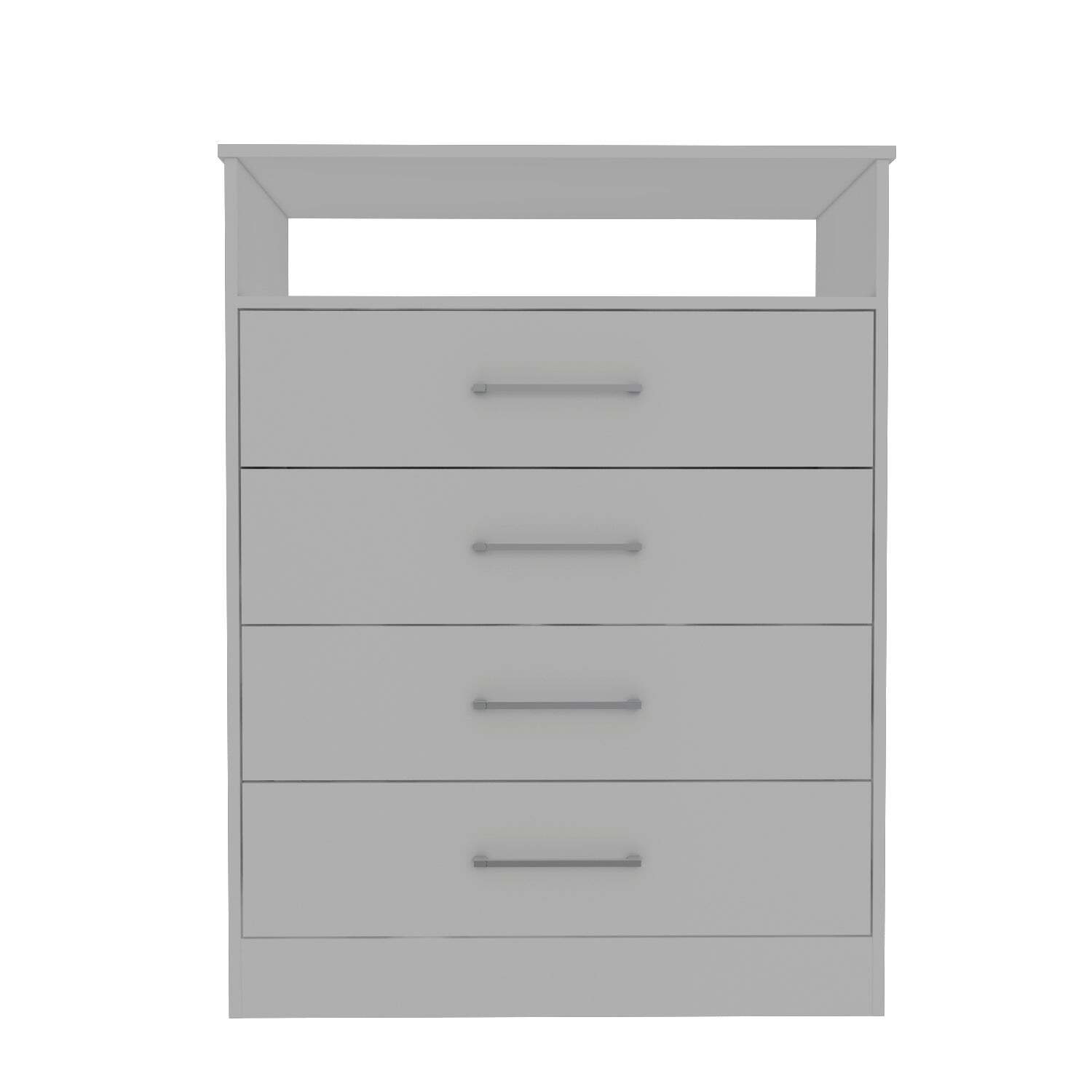 White Dresser Chest from Atlanta Bedroom Collection – Stylish Storage Solution  