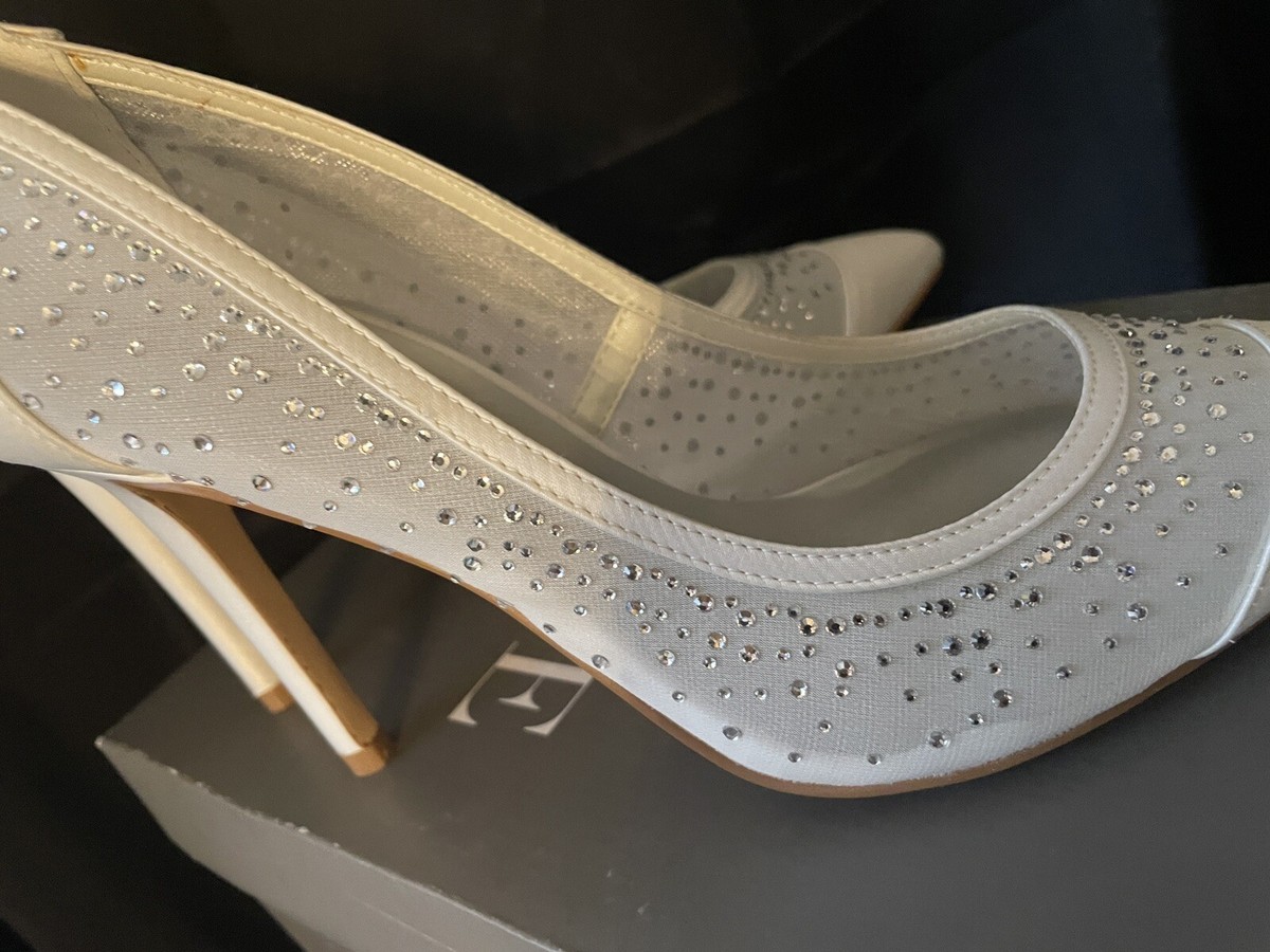 Bridal Shoes Weslee Crystal Embellished Evening Shoe Crystal