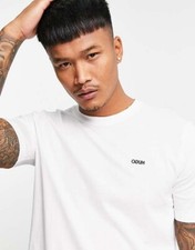 NEW Hugo Boss Dero 212 Logo Tshirt T-shirt Tee T Shirt Size Large L White