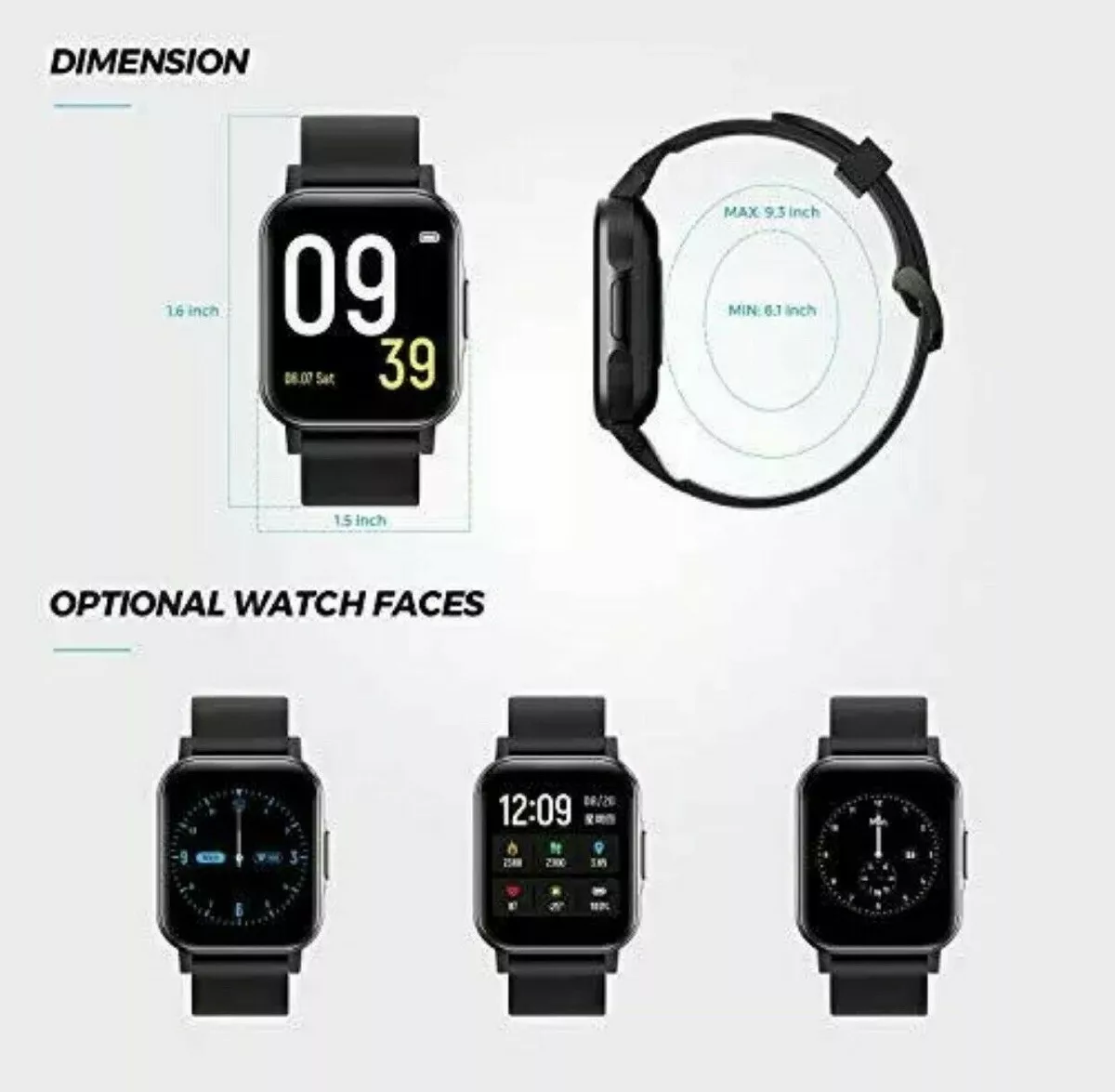 Watch 2 Smartwatch with Heart Rate and Sleep Tracker - SOUNDPEATS