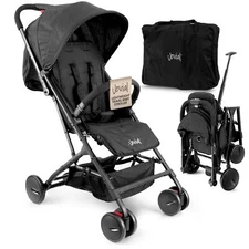 Jovial Portable Folding Lightweight Baby Stroller Black(Open Box)