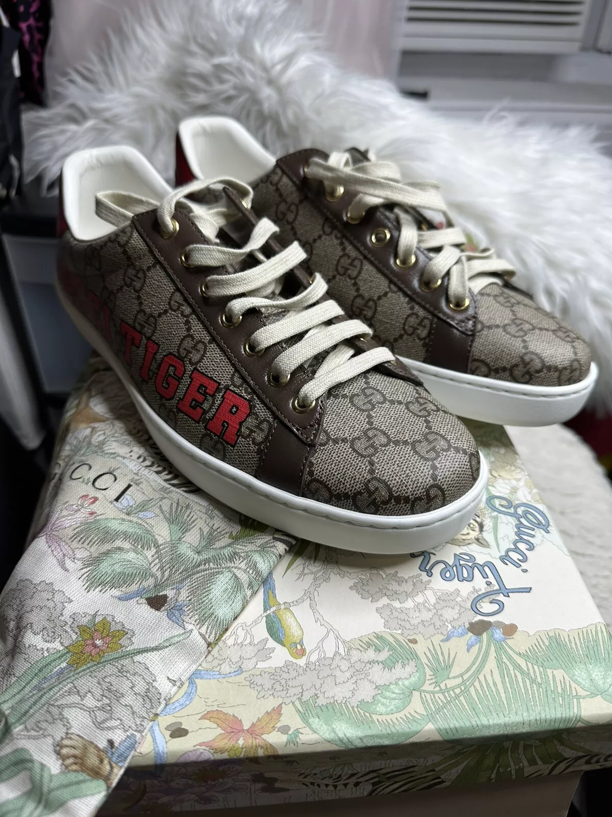 Baskets Gucci Homme 8,5 Neuf Authentique