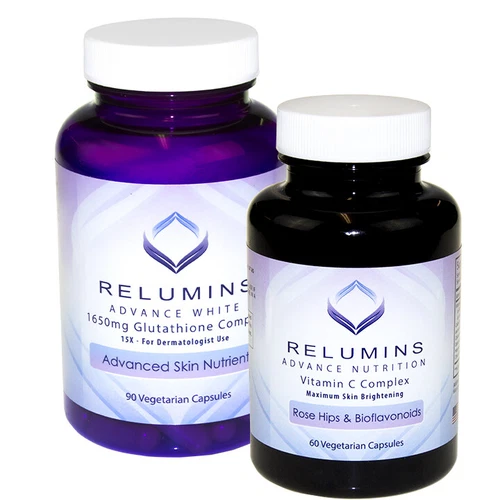 Relumins Advance White Glutathione Complex w/ Relumins Vitamin C 1,650mg, 90 Cap