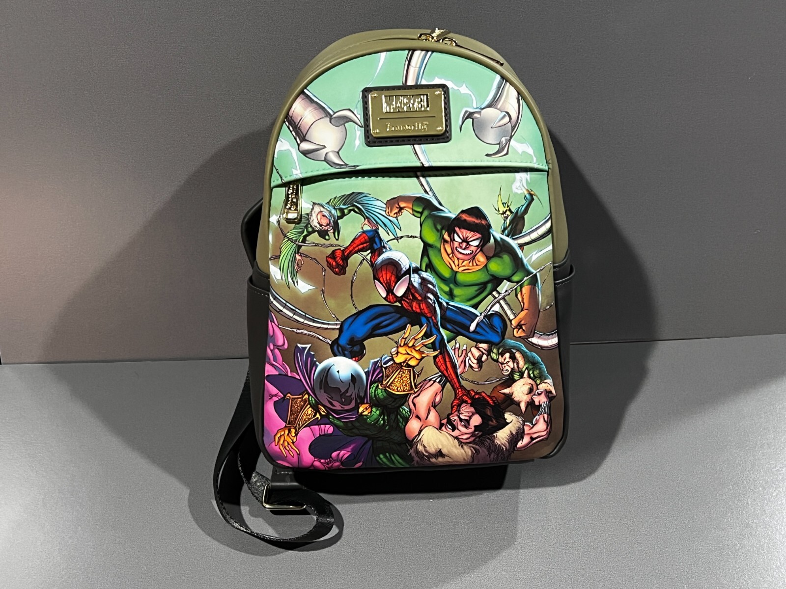 Exclusive Loungefly Marvel Spider-Man Sinister 6 Mini Backpack