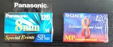 Lot of 2 Camcorder Video Tapes Video 8 Tape  8 mm Tape Factory Sealed