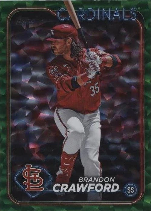 Green Crackle Foilboard