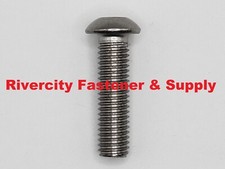 M8-1.25 x 30 Stainless Button Allen Head Bolts M8x1.25 x 30mm Screws 8mm x 1.25