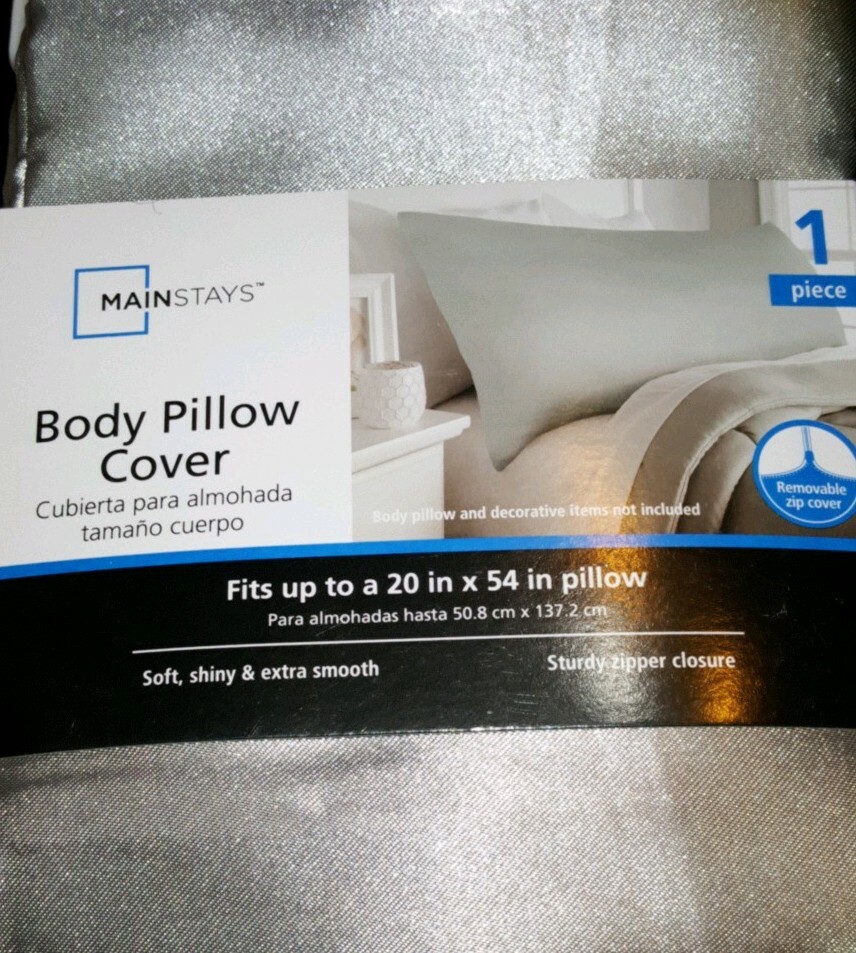 New!Mainstays Microfiber Body Pillow Cover Case Protector 20