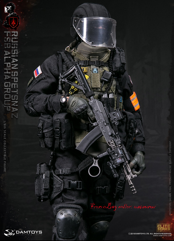 Perfect Damtoys 78064 1/6 Russian Spetsnaz Fsb Alpha Group Action