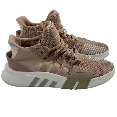 Adidas Women's EQT BASK ADV / 91-18 Shoes Size 8.5 AC7352 Ash Peach White