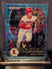 2021 Panini Prizm Draft Picks Carolina Blue Velocity Prizm Henry Davis #PDP1