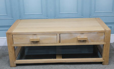 WILLIS AND GAMBIER, W&G, MONTEREY COFFEE TABLE WITH DRAWERS (DAMAGED)