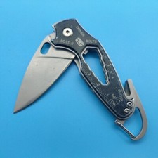 USED True Utility Folding Pocket Multi Tool Screwdriver Bottle Opener Black vb