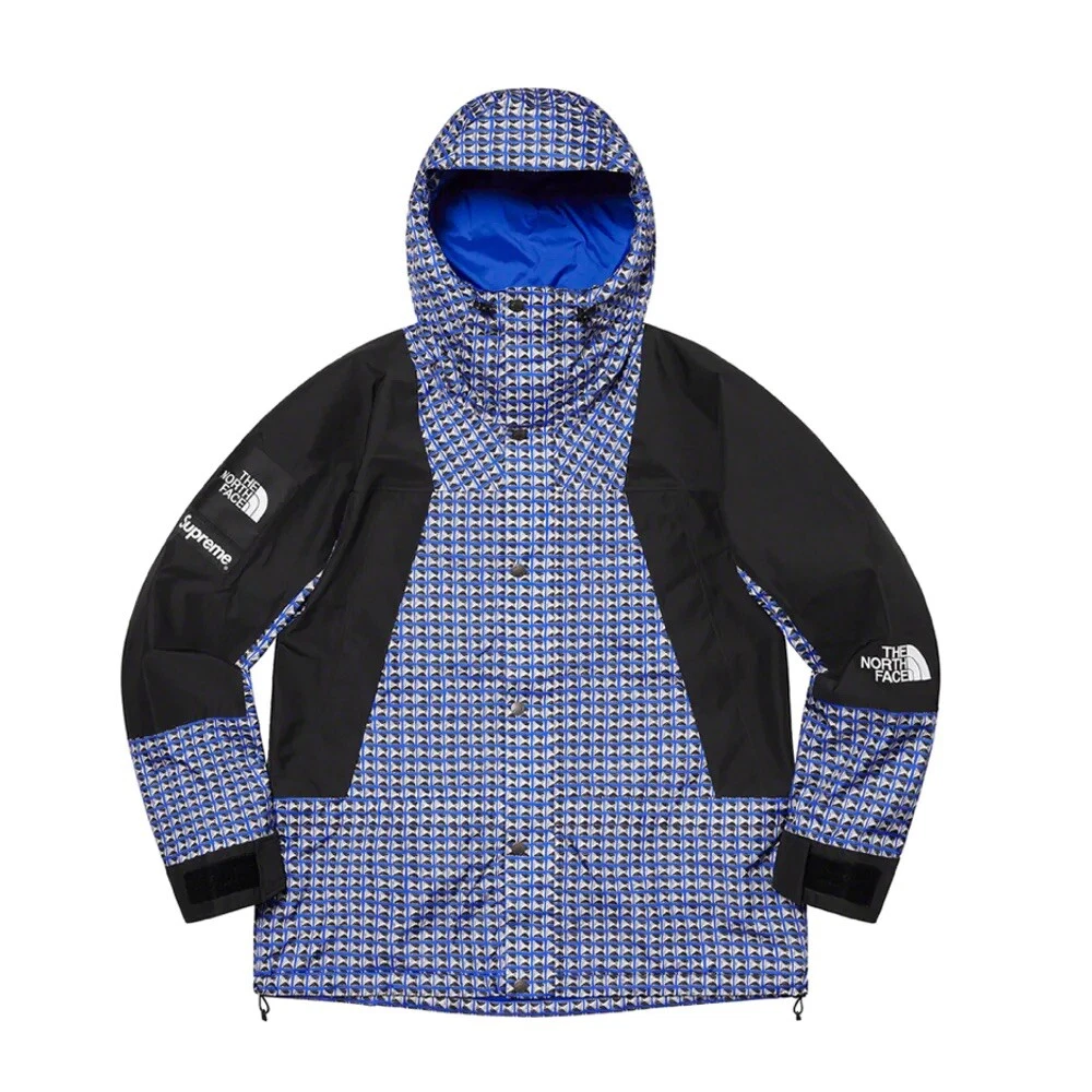 Veste légère montagne cloutée Supreme The North Face bleu royal taille L DS