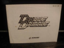 DOUBLE DRIBBLER Nintendo NES Basketball Game Original 1987 Manual Booklet *ONLY*